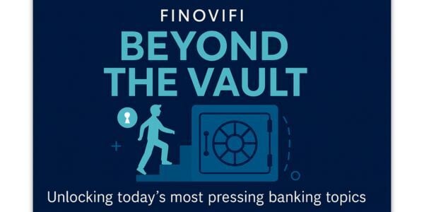 man climbing stairs above vault