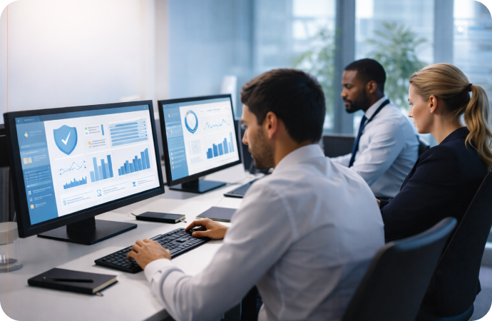 Layered financial crime defense